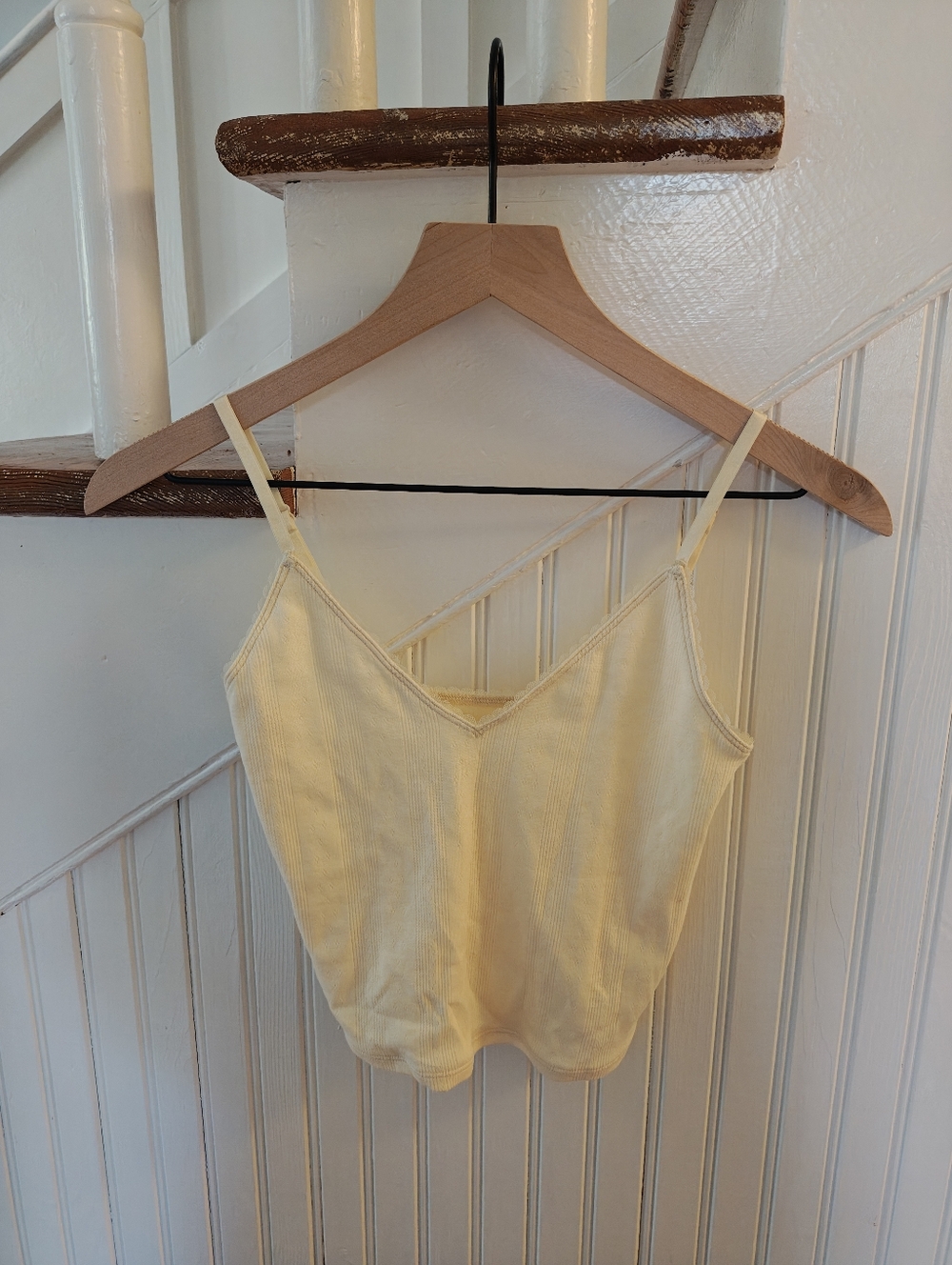 Lululemon Butter Yellow Organic Cotton Tank